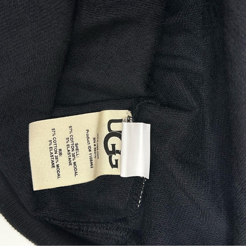 UGG Brook Balloon Sleeve Crewneck Sweater in Black BNWT S - Picture 11 of 11